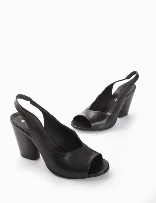 sandalo tacco 8 cm nero