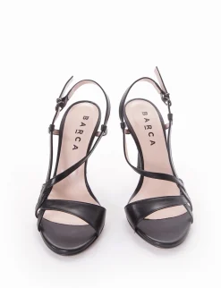 sandalo tacco 9 cm nero