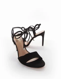sandalo tacco 10 cm nero