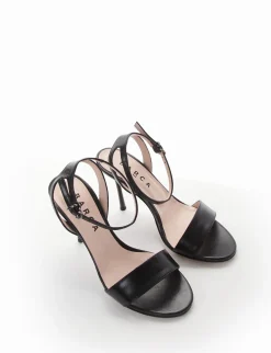 sandalo tacco 9 cm nero