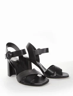 sandalo tacco 9 cm nero