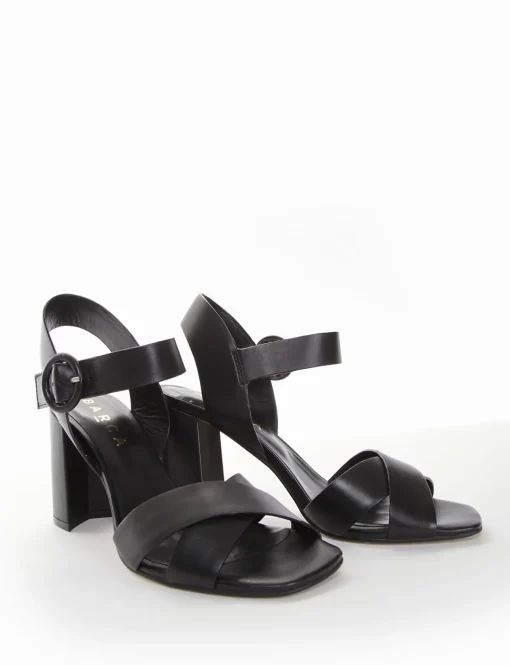 sandalo tacco 9 cm nero