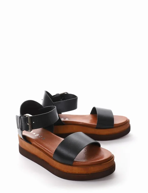 Sandalo tacco 4 cm nero