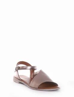 Sandalo tacco 1 cm oro