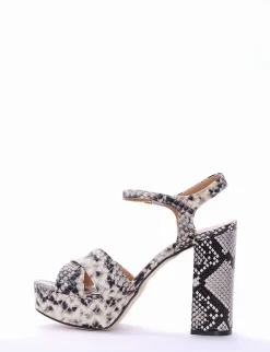 sandalo tacco 12 cm roccia