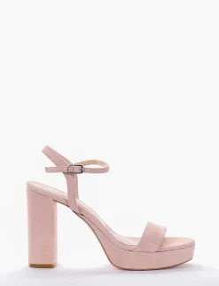 Sandalo tacco 10 cm rosa