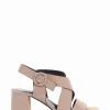 sandalo tacco 5 cm rosa
