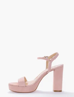 Sandalo tacco 10 cm rosa