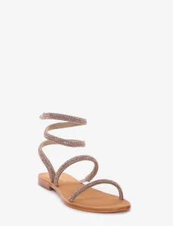 sandalo tacco 1 cm rosa