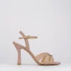 Sandalo tacco 9 cm rosa glitter