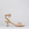 Sandalo tacco 5 cm rosa pelle