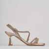 Sandalo tacco 7 cm rosa pelle