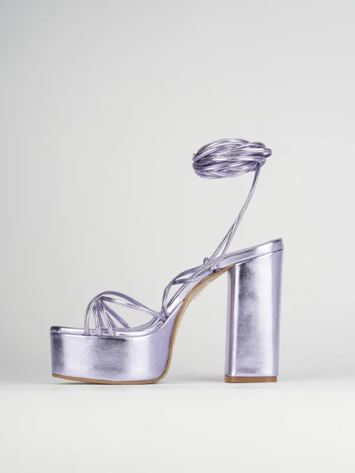 Sandalo tacco 11 cm rosa pelle