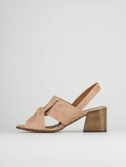 Sandalo tacco 7 cm rosa pelle
