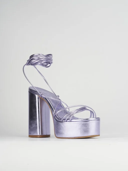 Sandalo tacco 11 cm rosa pelle
