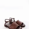 Sandalo tacco 1 cm testa