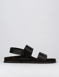 Sandalo tacco 2 cm testa pelle