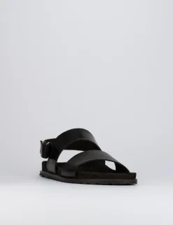 Sandalo tacco 2 cm testa pelle