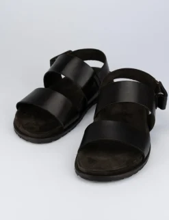 Sandalo tacco 2 cm testa pelle
