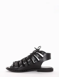 Sandalo tacco 10 nero