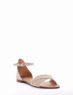 Sandalo tacco 1cm beige