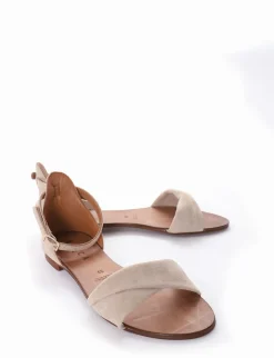 Sandalo tacco 1cm beige