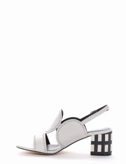 Sandalo tacco 7cm bianco