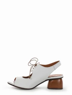 Sandalo tacco 5cm bianco