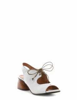 Sandalo tacco 5cm bianco