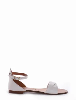 Sandalo tacco 1cm bianco