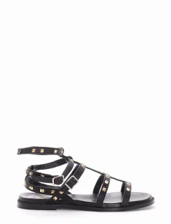 Sandalo tacco 1cm nero
