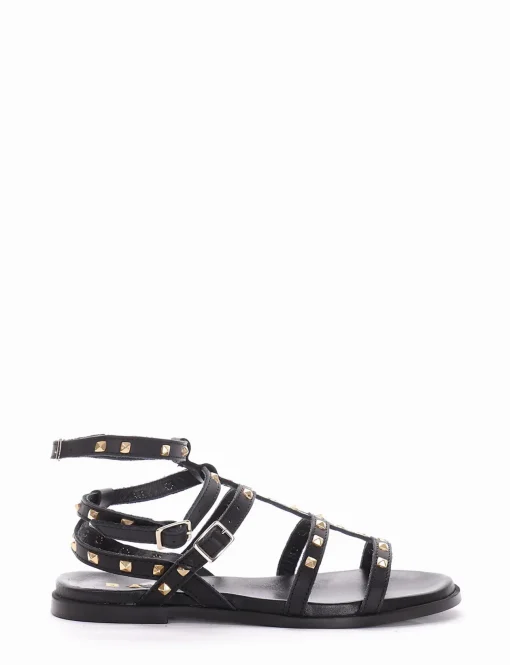 Sandalo tacco 1cm nero