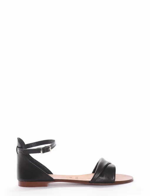 Sandalo tacco 1cm nero
