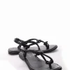 Sandalo tacco 1cm nero