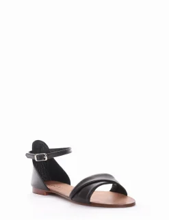 Sandalo tacco 1cm nero