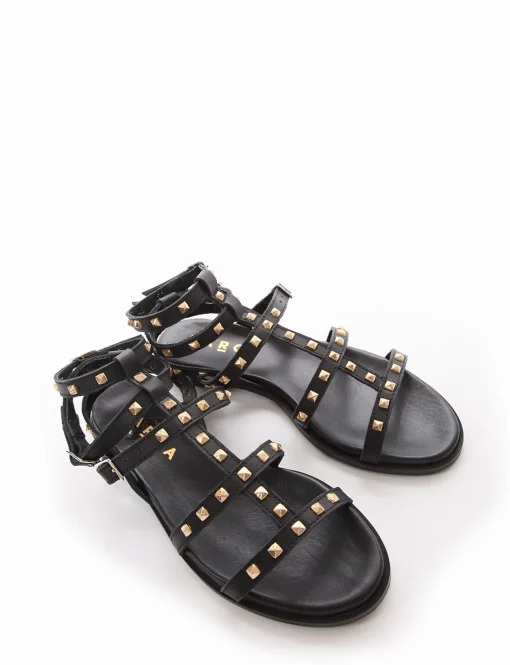 Sandalo tacco 1cm nero