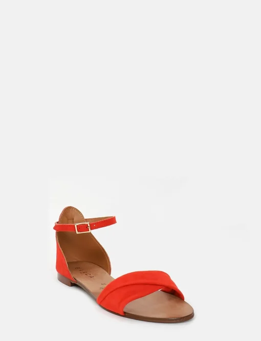 Sandalo tacco 1cm rosso