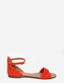 Sandalo tacco 1cm rosso