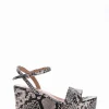 sandalo zeppa 8 cm roccia