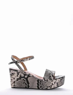 sandalo zeppa 8 cm roccia