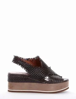 sandalo zeppa 5cm testa