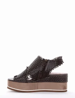sandalo zeppa 5cm testa