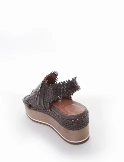 sandalo zeppa 5cm testa