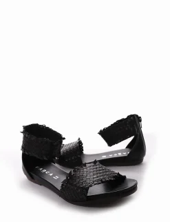 Sandaolo tacco 1 cm nero