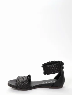 Sandaolo tacco 1 cm nero