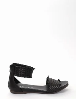Sandaolo tacco 1 cm nero