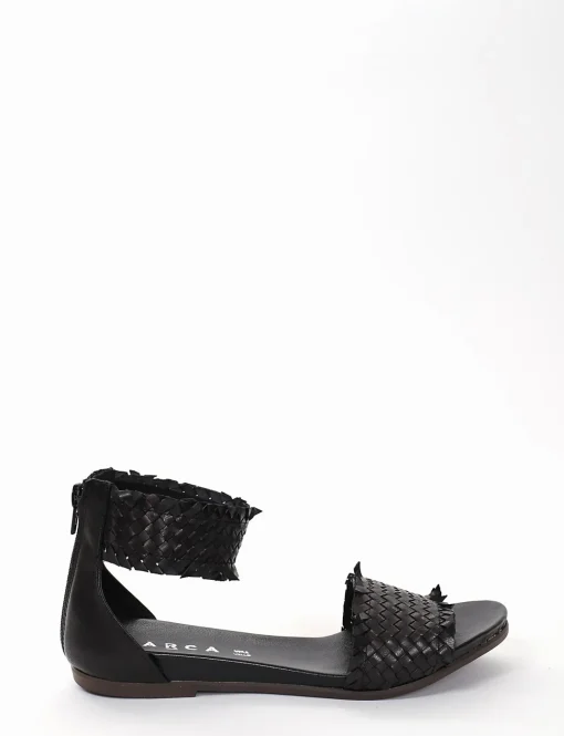 Sandaolo tacco 1 cm nero