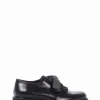 scarpa lacci tacco 2 cm nero