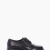 scarpa lacci tacco 2 cm nero