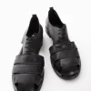 scarpa lacci tacco 2 cm nero